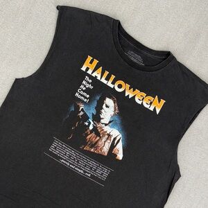 Official Halloween Horror Movie XL Shirt Michael Myers Sleeveless Muscle Tee